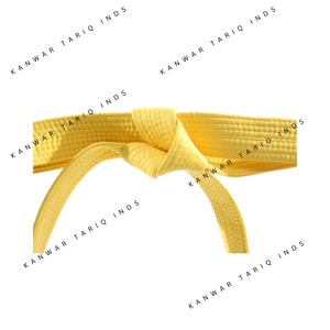 Cinturón deportivo de diseñador de calidad para hombre, doble capa, fábrica, venta al por mayor, logotipo personalizado, Metal, latón, caja amarilla, cinturón personalizado - Product Image 1