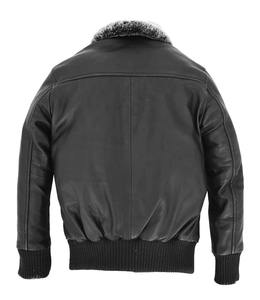 Veste en cuir pour hommes Prix de gros Veste en cuir Pu Veste en cuir à la mode pour hommes - Product Image 2