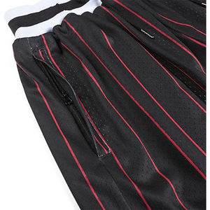 <b>Men's</b> Breathable TBF-071 Basketball <b>Shorts</b> Moisture-Wicking UV Protection Quick-Dry Elastic Waist Gym Sports Wear <b>Zip</b> Pockets - Product Image 4