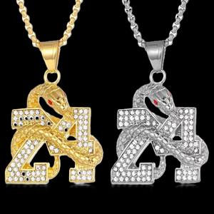 Colgante de letra de nombre personalizado de Plata de Ley 925, joyería de rapero de diamantes de moissanita, ajuste de bisel de dos tonos de oro rosa Cristiano - Product Image 5