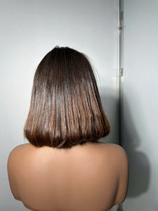 วิกผมบ๊อบลูกไม้ด้านหน้าแบบไม่มีกาวใสมีความหนาแน่น250% จากเวียดนาม - Product Image 2