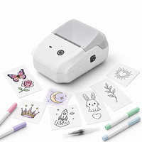 Imprimante portable thermique haute vitesse pour tatouages temporaires, kit de fabrication de tatouages DIY en gros pour enfants, fêtes et cadeaux