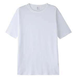 Style décontracté de haute qualité épaule vers le bas col rond manches courtes 200g coton surdimensionné unisexe T-Shirt - Product Image 2