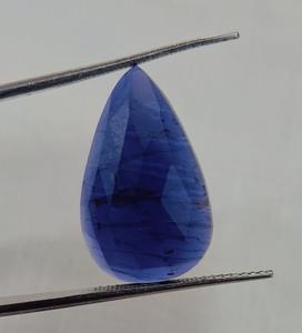 Único par de cianita corte de piedras preciosas sueltas Fabricación de piedras preciosas para pendientes joyería hecha a mano - Product Image 2