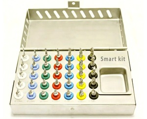 Kit de forets à bouchon intégral pour implants dentaires neufs de haute qualité 35 forets à bouchon en acier inoxydable - Product Image 3