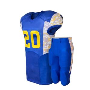 Nouveau 2023 uniforme de football américain en gros avec logo de taille personnalisée et conçu 100% polyester et respirant, grande taille - Product Image 4