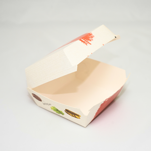 Caja de Papel Desechable para Hamburguesas con Tapa, Capacidad de 32 oz, Envase de Alimentos Personalizado con Impresión, Contenedor para Llevar de Atlas Packaging - Product Image 4