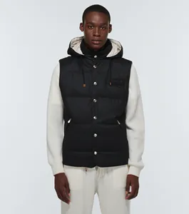 Chaleco acolchado transpirable informal para hombre, chaqueta de invierno Reversible de primera calidad, ropa de abrigo transpirable de moda con logotipo personalizado OEM - Product Image 3