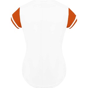 ชุดเสื้อซอฟต์บอลและกางเกงผู้หญิงผ้าโพลีเอสเตอร์ระบายอากาศปรับแต่งทีมได้ - Product Image 2