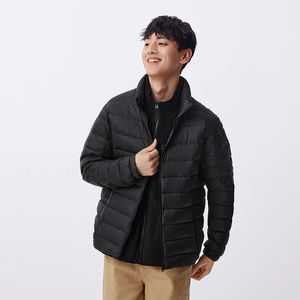 Veste matelassée à capuche décontractée pour femme légère compressible veste en duvet de grande taille en tissu de toile - Product Image 4