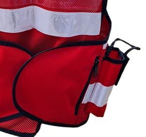 OEM personalizado de seguridad de alta visibilidad Chaleco Cremallera frontal Precio barato Chalecos DE SEGURIDAD Hi Viz Chaleco táctico - Product Image 5