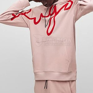 Último diseño básico bordado sudaderas con capucha hecho en Pakistán estilo callejero al por mayor sudaderas con capucha personalizadas - Product Image 3