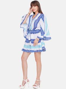 Indian Handmade 100% Cotton Washable Eco-Friendly Summer Wear Stylish Comfortable Mini Length Casual <b>Print</b> Modern Natural Daily - Product Image 4