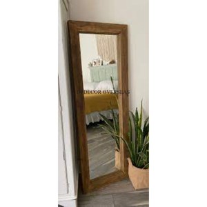 Cadre en forme de rectangle en bois d'acacia de haute qualité avec la meilleure qualité miroir maison et hôtel décor miroir de sol fournitures - Product Image 6
