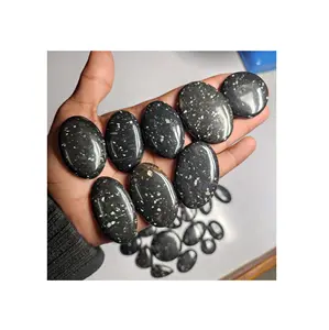 100% Natural Obsidian Agate Cabochon Gemstone Crystal Healing Stone for Necklace Making Available at Bulk supply