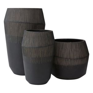 Vase de sol en forme faite à la main de qualité supérieure nouveau Pot de fleur en fer dernier Style côtier vente en gros dernier Style Design de qualité supérieure - Product Image 1