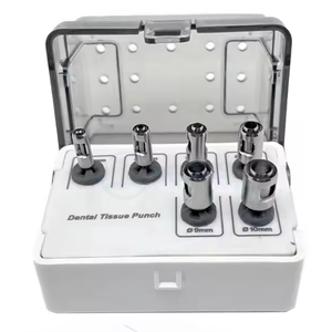 6 Piezas de Fresas Manuales para Implantes Dentales, Punzón Doble para Tejidos, Acero Inoxidable, Herramientas de Implante con Agarre Ergonómico, INSTRUMENTOS QUIRÚRGICOS - Product Image 6