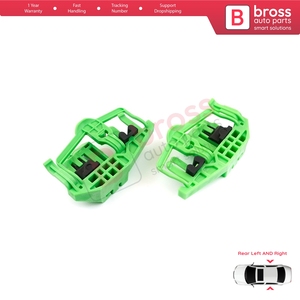 คลิปยึดกระจกหน้าต่าง BWR698+BWR700 ด้านหลังซ้ายและขวา สำหรับ 3 E90 E91 ปี 2004-2012 4/5 ประตู 1 E87 ปี 2003-2012 5 ประตู - Product Image 4