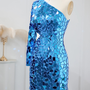 Vestidos <span class=keywords><strong>de</strong></span> Fiesta Cortos <span class=keywords><strong>de</strong></span> Lentejuelas <span class=keywords><strong>Azul</strong></span> <span class=keywords><strong>Turquesa</strong></span> Jancember SZ015 para Cóctel, Club Nocturno, Cumpleaños - Product Image 3