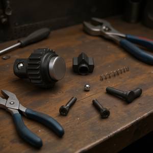 Hazet <b>Replacement</b> Set for Reversible 1/4'' Ratchet <b>Wheel</b> for Wrench Usage - Product Image 3