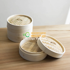 Vaporera de bambú reutilizable hecha a mano/Vaporera de bambú/Olla de vapor de bambú hecha de Eco2go Vietnam - Product Image 4
