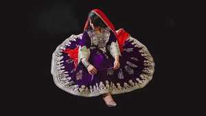 Vestido afgano de cuello cuadrado personalizado para mujer, ropa de boda bordada de tela Premium, vestidos afganos tradicionales acampanados con cremallera sólida - Product Image 6