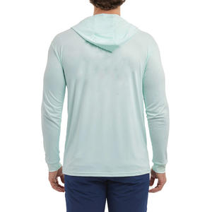 <b>Long</b> <b>Sleeve</b> Sportswear Fishing Wear Hooded <b>Shirts</b> 100% Polyester Spandex Cheap Price Fishing Clothing - Product Image 5