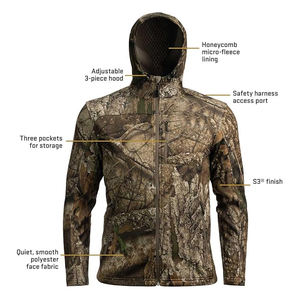 เสื้อแจ็คเก็ตเดียร์ฮันเตอร์แบบกำหนดเอง ทนทาน สำหรับฤดูใบไม้ร่วงและฤดูหนาว เสื้อแจ็คเก็ตบุใยขนเป็ดสำหรับการล่าสัตว์ น้ำหนักเบา ทนทาน - Product Image 4