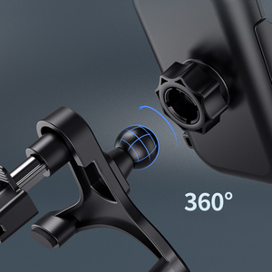 Supporto per culla per auto con presa a rotazione forte a 360 ° con Clip per presa d'aria per compatibilità cellulare accessorio facile da usare - Product Image 4