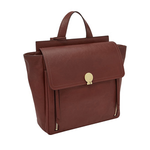 Mochila de Pañales de Cuero Genuino Personalizable, Ecológica, con Certificación ROHS, con Protección RFID, Bolsa de Almacenamiento de Pañales para Maternidad - Product Image 2