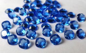แทนซาไนต์สังเคราะห์ทรงคุชชั่น 7 มม. สีสวยงาม คุณภาพเยี่ยม - Product Image 5