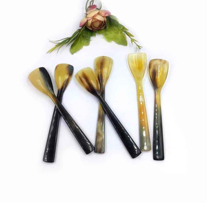 ช้อนสลัดเขาควายช้อนสลัดและส้อมสลัดทำด้วยมืออุปกรณ์ศิลปะจาก R M ต่างประเทศ - Product Image 4