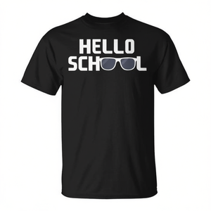 T-shirt Hello School, retour à l'école pour les enseignants et les élèves - Product Image 2