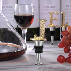 Gold Letter J Prosecco <b>Wine</b> Bottle Stopper Reusable Leak-Proof Accessory With Keep-Fresh Standard Gift for <b>Wine</b> Lovers - Product Image 6