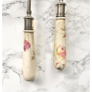 Juego de cubiertos de acero inoxidable con acabado Premium con mango de hueso de cabeza de madera, perfecto para cenas elegantes y bodas - Product Image 2