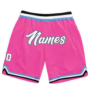 Pantalones cortos de baloncesto de verano para hombre con logotipo Venta al por mayor Ropa deportiva Pantalones cortos de malla de talla grande Técnicas impresas Certificado BSCI - Product Image 1