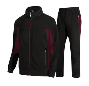 Conjuntos Deportivos para Hombre, Trajes Deportivos de 2 Piezas, Casuales, Atléticos, para Trotar, Calentamiento, con Cremallera Completa - Product Image 1