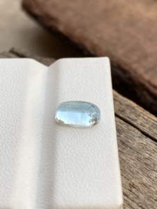 Piedra de cabujones con forma de cojín largo de Aguamarina de Color superior Natural con buen brillo, piedras preciosas sueltas para hacer joyas de 1,92 quilates - Product Image 4