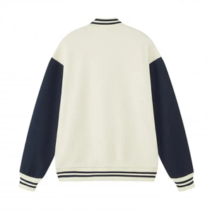 Vestes universitaires en laine Melton pour hommes Vente en gros Veste Letterman avec manches en cuir - Product Image 6