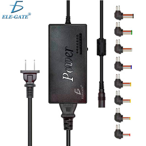 Caricabatterie Universale per Laptop 96W con Uscita DC Variabile 12-24V, 8 Punte, Materiale PC, Connessione Plug-In - Product Image 1