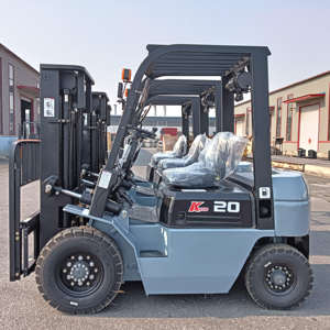 Chariot élévateur diesel haute performance, longue autonomie de la batterie, conception durable, capacité de charge de 2 tonnes, transmission intégrale, efficace pour l'entrepôt - Product Image 4