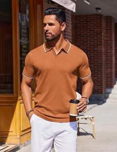 Trendy <b>Stripe</b> <b>Polo</b> <b>Shirts</b> For Men Classic Short Sleeve Comfortable Wear Bulk <b>Polo</b> Supplier Custom Design Logo - Product Image 3