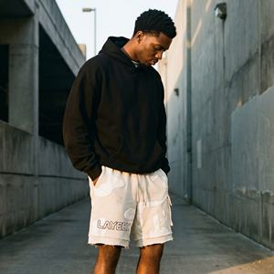 Pantalones Cortos Casuales de Gimnasio para Hombre, Ecológicos, de Algodón/Poliéster, con Estampado 3D, Ajuste Holgado, Antiarrugas, de Secado Rápido, Suministro OEM - Product Image 4