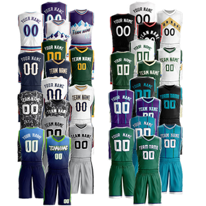 Ensemble de shorts de basket-ball imprimés personnalisés pour l'été, uniformes d'équipe de performance personnalisés pour les scrimmages sportifs en gros - Product Image 1