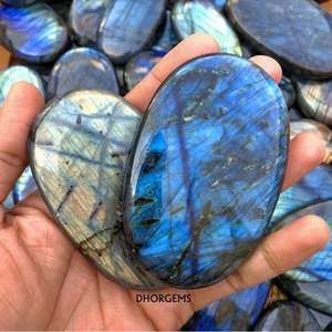 Lot de pierres précieuses de labradorite multi-feu naturelle, forme fantaisie, cristal de guérison, pierres brutes pour la fabrication de bijoux - Product Image 3