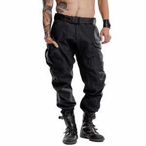 High Quality Anti-Wrinkle Plain Dyed <b>Man</b> Trouser Summer Cotton <b>Stretch</b> Casual Pants Loose Elastic Waist Jogger Trousers for <b>Men</b> - Product Image 4