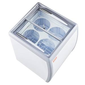 ตู้แช่ไอศกรีม 4 ช่อง ขนาด 5.6 คิว พร้อมประตูกระจกบานเลื่อน 2 บาน และล้อเลื่อนแบบมีตัวล็อค - Product Image 2