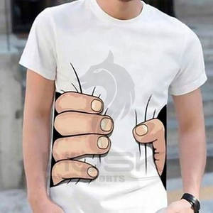 Nouveau style graphique en gros de haute qualité t-shirt pour hommes t-shirt personnalisé hommes t-shirts coton ODM/OEM t-shirt - Product Image 6