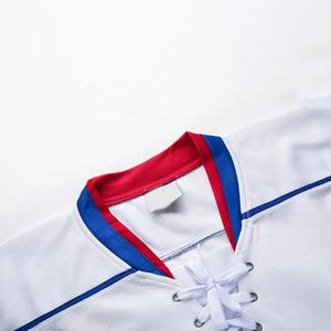 ชุดเสื้อเจอร์ซีย์สำหรับทีมเสื้อฮอกกี้น้ำแข็งพิมพ์ลายผ้าโพลีเอสเตอร์100% แบบมืออาชีพโลโก้ตามสั่ง - Product Image 3