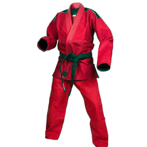 Vêtements d'arts martiaux Sambo en coton 100% de haute qualité, veste, short et ceinture, couleurs et impression de logo personnalisées, unisexe adulte, vente en gros - Product Image 1
